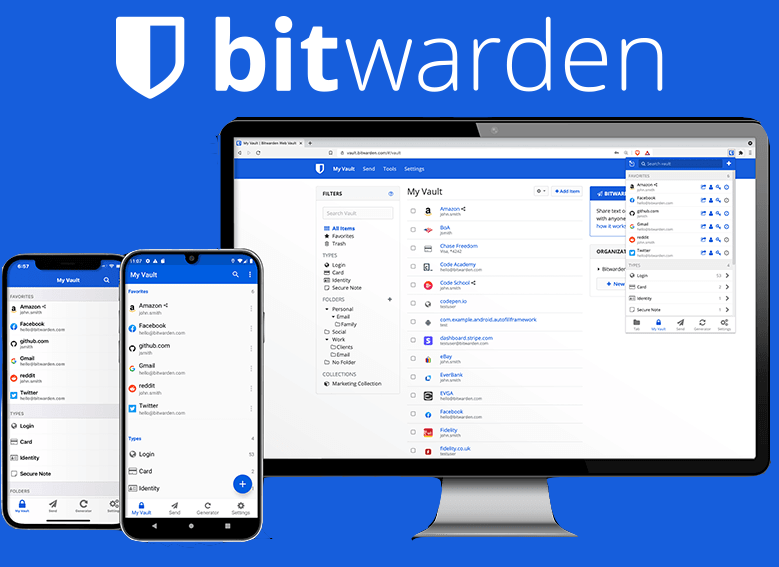 Bitwarden：开源免费的跨平台密码管理器！